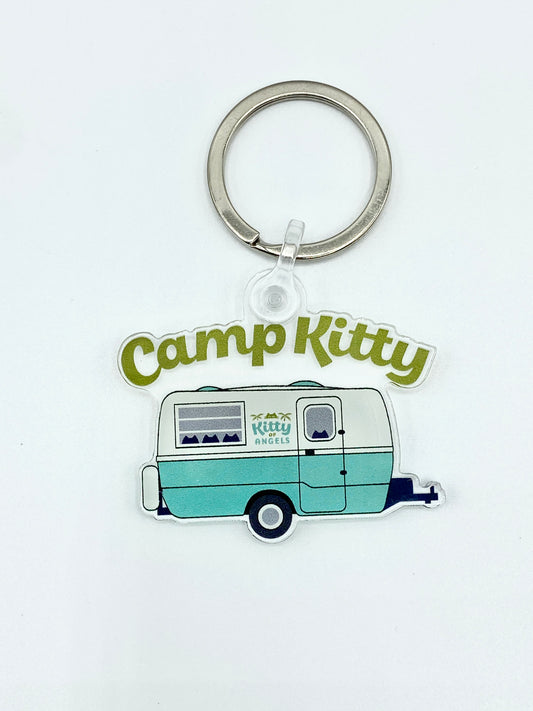 Camp Kitty Keychain